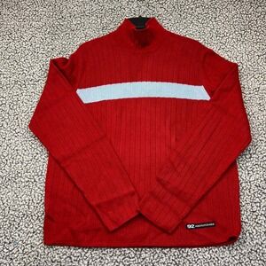 Abercrombie & Fitch Sweater Women‎ Large Red Long Sleeve Mock Neck Outdoor L